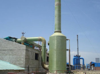 內蒙玻璃鋼脫硫塔-抗風性強-適應惡劣氣候條件